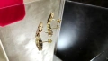 Van Cleef & Arpels VCA Gold Black Onyx Vintage Alhambra Stud Дамски Обеци с Винт, снимка 6