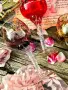 5 броя Цветни кристални чаши-италиански , снимка 14