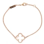 Златна дамска гривна Van Cleef 3,86гр. 17,5см. 14кр. проба:585 модел:37812-1, снимка 1