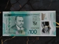 Банкнотa - Ямайка - 100 долара UNC (юбилейна) | 2022г., снимка 1
