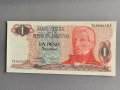 Банкнота - Аржентина - 1 песо UNC | 1983г., снимка 1