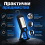 Работна къмпинг преносима лампа LED фенер с кука магнит осветление за риболов туризъм аварии палатка, снимка 6