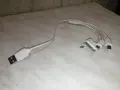 Многофункционален USB кабел за зареждане 5 извода, снимка 1
