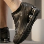 Nike Shox Enigma Мъжки Маратонки С Кутия👟Мъжки Спортни Обувки Цвят Черно Код S451, снимка 2