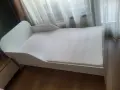 Детско легло Delamart 140 см на 70 см - цвят мента с мишлета, снимка 1