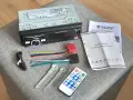 Авто радио с Bluetooth, MP3, USB/TF, FM, дистанционно и зарядно за телефон, снимка 1