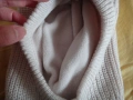 Нова розова бебешка шапка тип маска с подплата от полар H&M, размер 62/68, 3-6 месеца, снимка 4