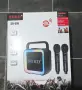 Bluetooth караоке машина SD-516 с 2 микрофона, 10W, DJ светлина, USB/AUX, снимка 8