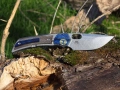 TwoSun TS142 М390 Titanium Integral Timascus-Micarta, снимка 2