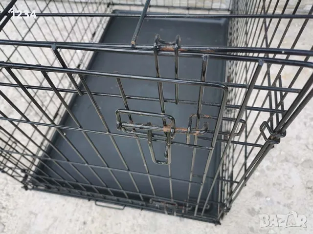 транспортна клетка метална сгъваема 92х58х62 за куче, стационар, снимка 5 - За кучета - 55321421