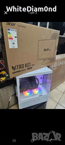 Комплект геймърски компютър с монитор + клавиатура, мишка и колонки , снимка 2 - Геймърски - 54017052