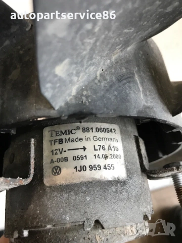 Перка на радиатор за Audi A4 1.9 TDI (2001) 1J0959455, снимка 3 - Части - 54653905