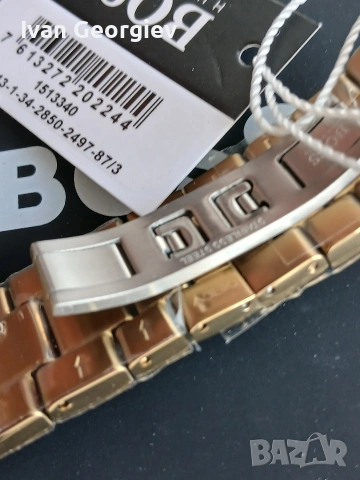 Нов часовник HUGO BOSS 1513340 ICON CHRONOGRAPH , снимка 3 - Мъжки - 54101387