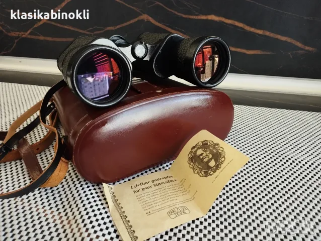 ТОП Бинокъл Carl Zeiss Jena-JENOPTEM-MULTI-COATED -10 х 50W-ГДР--КАТО НОВ, снимка 11 - Екипировка - 55371372