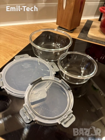 Пасатор Bonsenkitchen 4-в-1 1000W + стъклени кутии подарък, снимка 18 - Чопъри и пасатори - 54595037