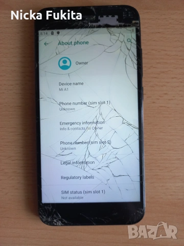 Xiaomi Mi A1 – Работещ | Спукано стъкло, снимка 4 - Xiaomi - 55001002
