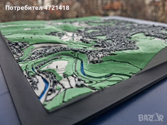 Велико Търново на длан! История и релеф в 3D декоративен макет., снимка 9 - Декорация за дома - 54079778