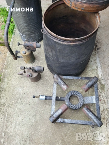 Казан за ракия + пирустия и бензинови горелки, снимка 3 - Градинска техника - 54219530