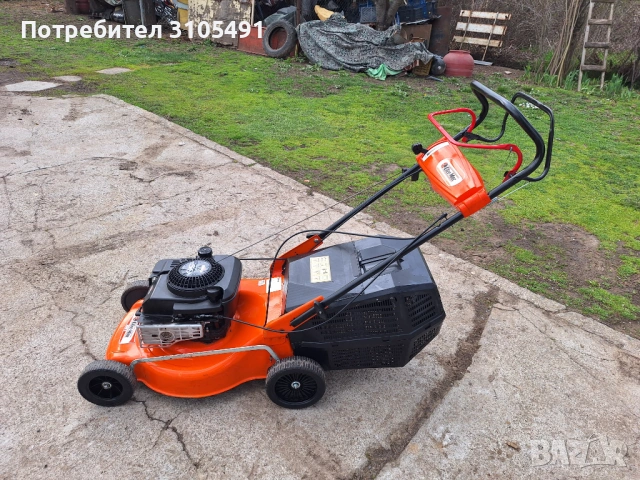 Косачка Briggs Oleo-mac 5к.с.самоходна с кош мулчираща, снимка 5 - Градинска техника - 54009741