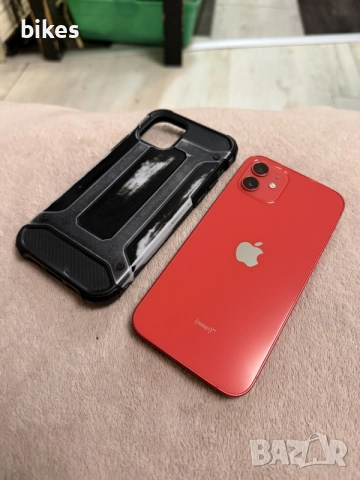 iPhone 12 red 64gb ТОП СЪСТОЯНИЕ 150€, снимка 7 - Apple iPhone - 55366748