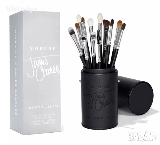 Оригинални! Чисто нова палитра + четки на Morphe & James Charles, снимка 3 - Декоративна козметика - 54728667