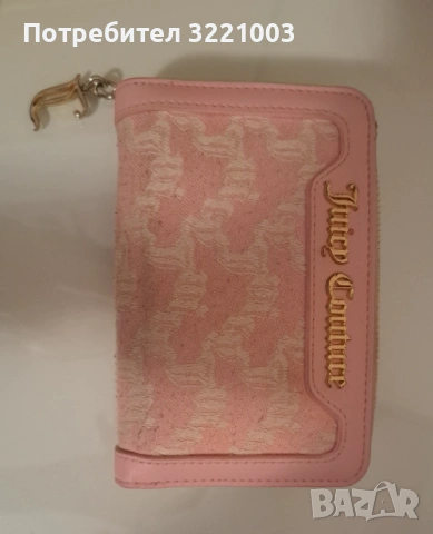Дамско розово портмоне Juicy couture , снимка 3 - Портфейли, портмонета - 54721767