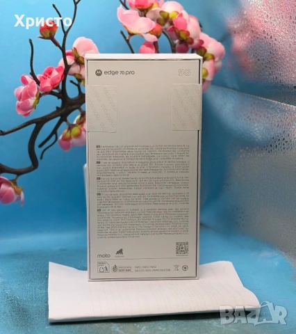 НОВ!!! Motorola edge 70 pro, 256GB, 8GB RAM, 5G, 6500 mAh PANTONE Titan + подарък адаптер , снимка 5 - Motorola - 54750455
