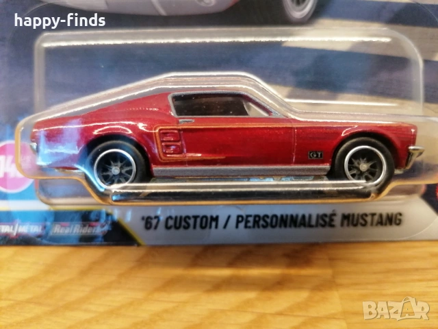 Hot Wheels `67 Custom / Personalise Mustang, снимка 2 - Колекции - 54444955