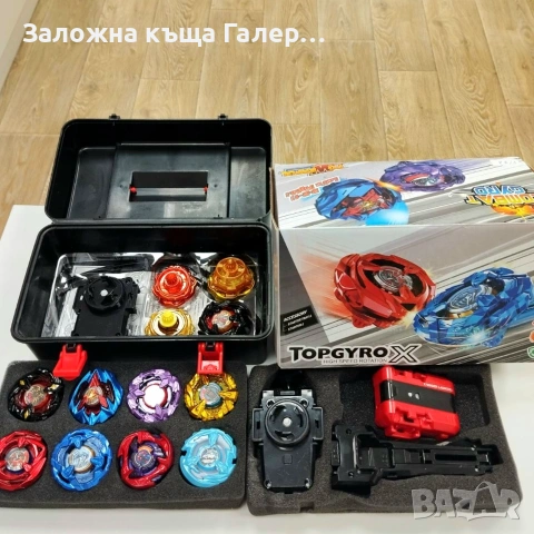 Детски комплект Topgyro X (Тип Бейблейд), снимка 3 - Образователни игри - 55232929
