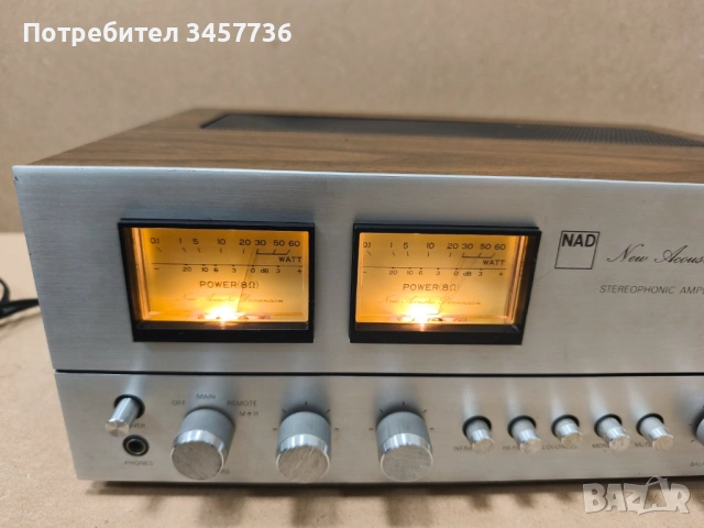 Стерео усилвател NAD 3030 Винтидж красавец , снимка 11 - Ресийвъри, усилватели, смесителни пултове - 54842483
