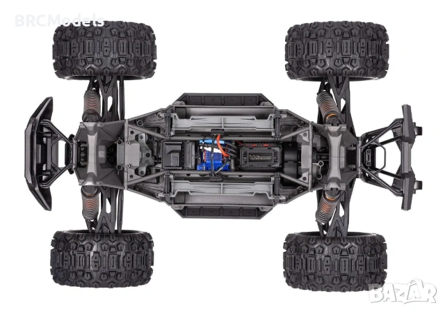 Монстер трък с дистанционно управление Traxxas X-Maxx 4WD 8S без батерии и зарядно, снимка 4 - Коли, камиони, мотори, писти - 54858470