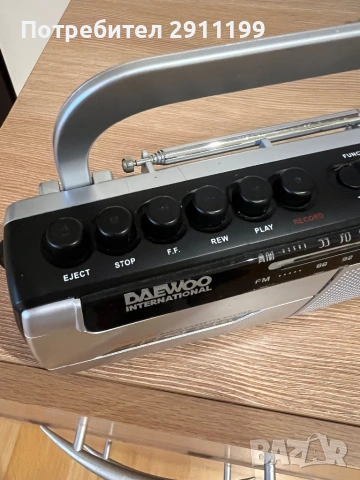 Радио касетофон Daewoo, снимка 2 - Радиокасетофони, транзистори - 54294231