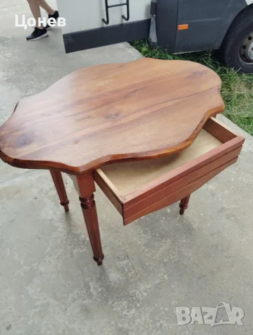 маса цигулка с чекмедже, снимка 3 - Маси - 55346775