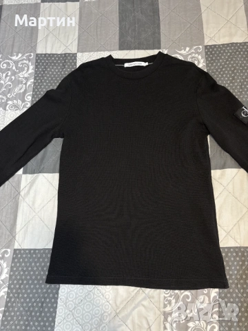 Мъжки пуловер Calvin Klein Jeans размер L, снимка 2 - Пуловери - 54259270
