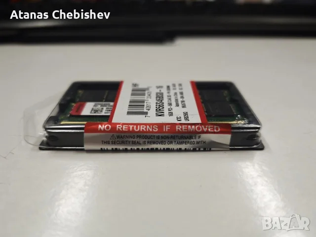 16GB DDR5 5600 RAM SO-DIMM Kingston, снимка 6 - RAM памет - 53641722