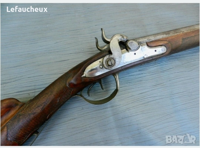 Антика пушка Капсулна двуцевка 20 кал