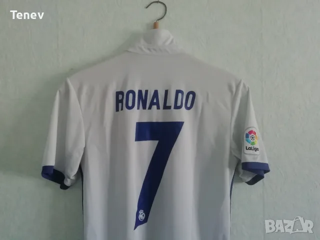 Real Madrid Ronaldo 2016-2017 Adidas оригинална тениска фланелка Реал Мадрид Роналдо екип, снимка 3 - Тениски - 52961557
