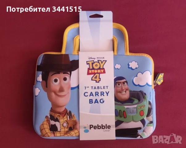 Калъф с дръжка за 7" таблет Disney Toy Story 4 Pebble Gear