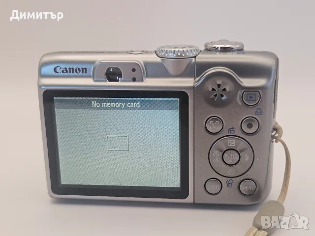 Canon PowerShot A1100 IS 12.1MP Digital Camera 4X Zoom Silver дигитален фотоапарат камера компактна, снимка 5 - Фотоапарати - 55517208