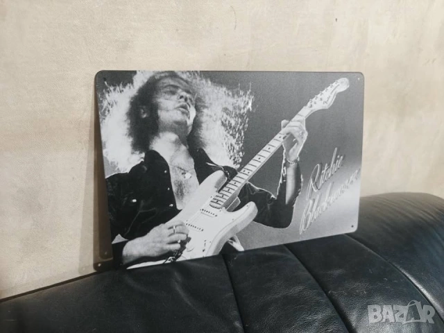 Ritchie Blackmore-метална табела(плакет), снимка 3 - Китари - 54755470