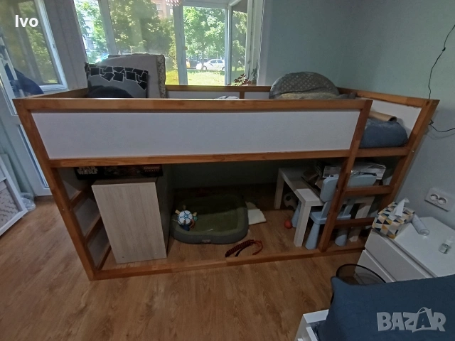 Детско легло IKEA Kura, снимка 2 - Спални и легла - 54697705
