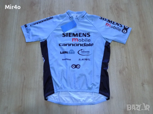 ново вело джърси cannondale тениска екип блуза шосейно колоездене мъжко оригинал XL