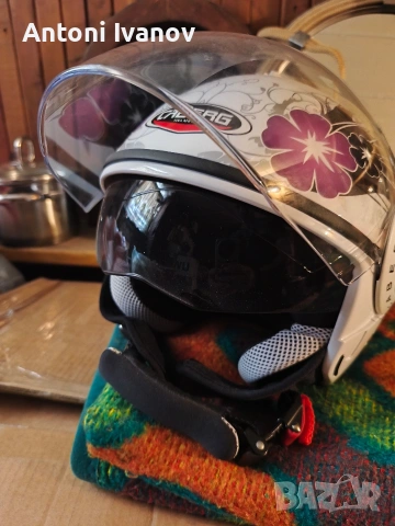 Каска за мотор Caberg Riviera V3 Diva Jethelm , снимка 4 - Спортна екипировка - 54362070