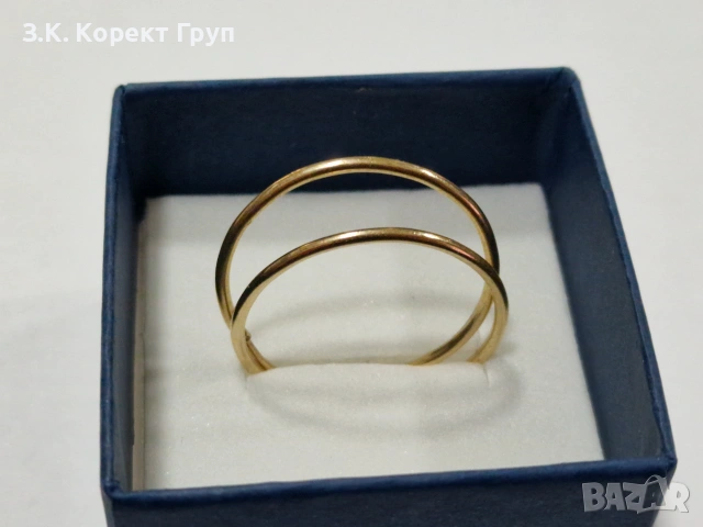 Дамски златни обеци 14К 585 / 2,83 гр., снимка 2 - Обеци - 55272201