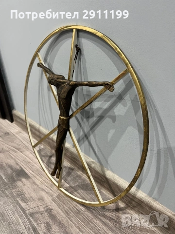 Метално разпятие, снимка 4 - Икони - 54270186