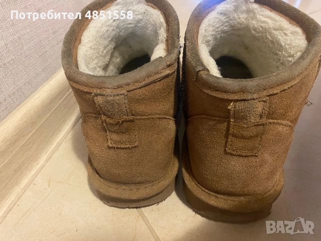Дамски кафяви боти, снимка 3 - Дамски апрески - 55047616