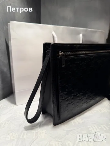 100% Оригинален Celine Clutch Bag – като нов, Monogram, снимка 6 - Чанти - 55444790