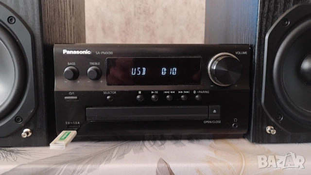 Panasonic SC-PMX90 Hi-Res Audio System / CD,USB,Bluetooth ,TV / + оригиналните 3-лентови колони., снимка 6 - Аудиосистеми - 54653914