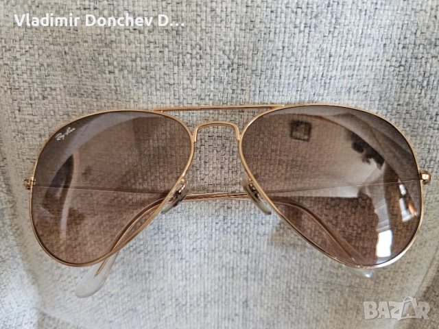 Ray-Ban Aviator - оригинални, снимка 8 - Слънчеви и диоптрични очила - 55663037
