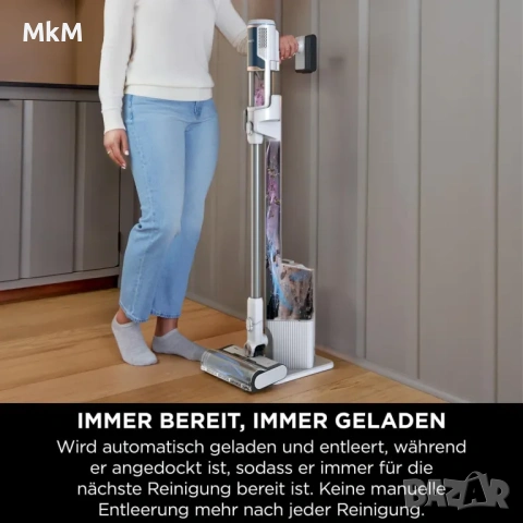 Безкабелна прахосмукачка със станция за самопочистване SHARK CORDLESS STICK , снимка 6 - Прахосмукачки - 54480982